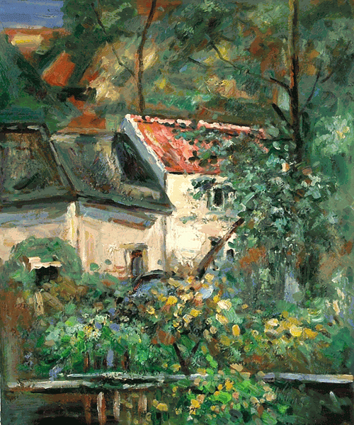House of Piere La Croix by Paul Cezanne